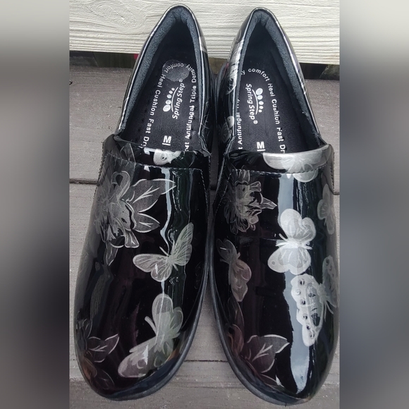 Spring Step Women's Lite Uniform Shoe Sz 8 Clogs Wedge Mule Slip Resistant Nurse - Picture 4 of 12